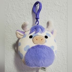 NWT 3" Conway, Cow Squishmallows Clip